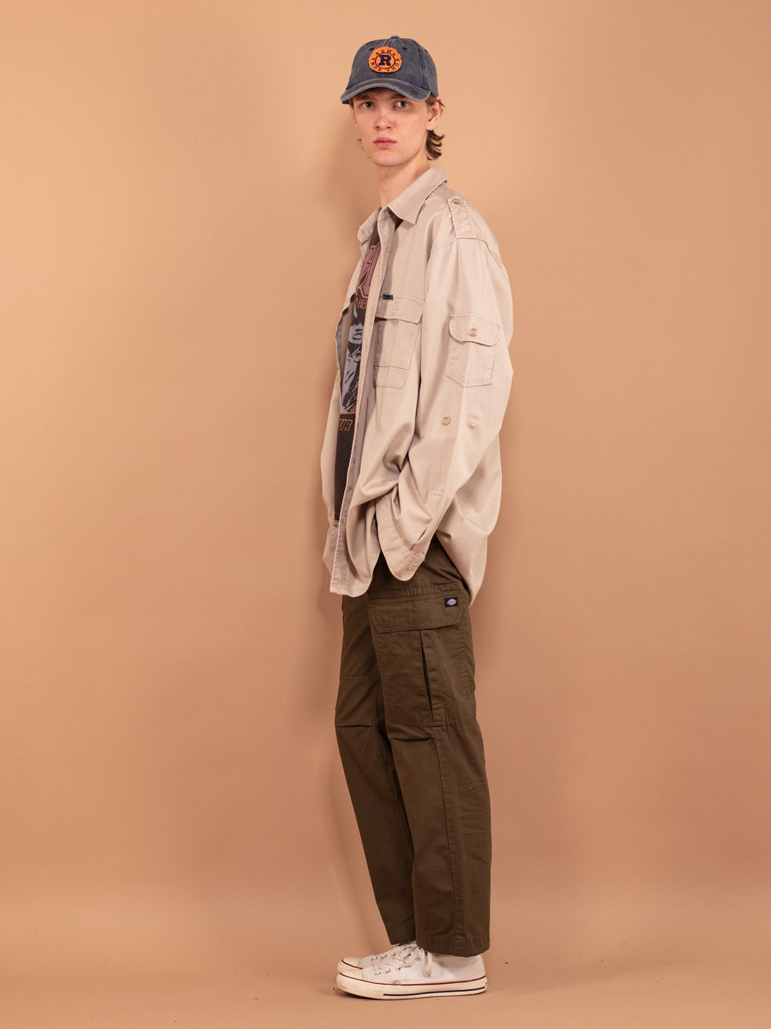 Vintage 90's Men Long Sleeve Shirt - NorthernGrip
