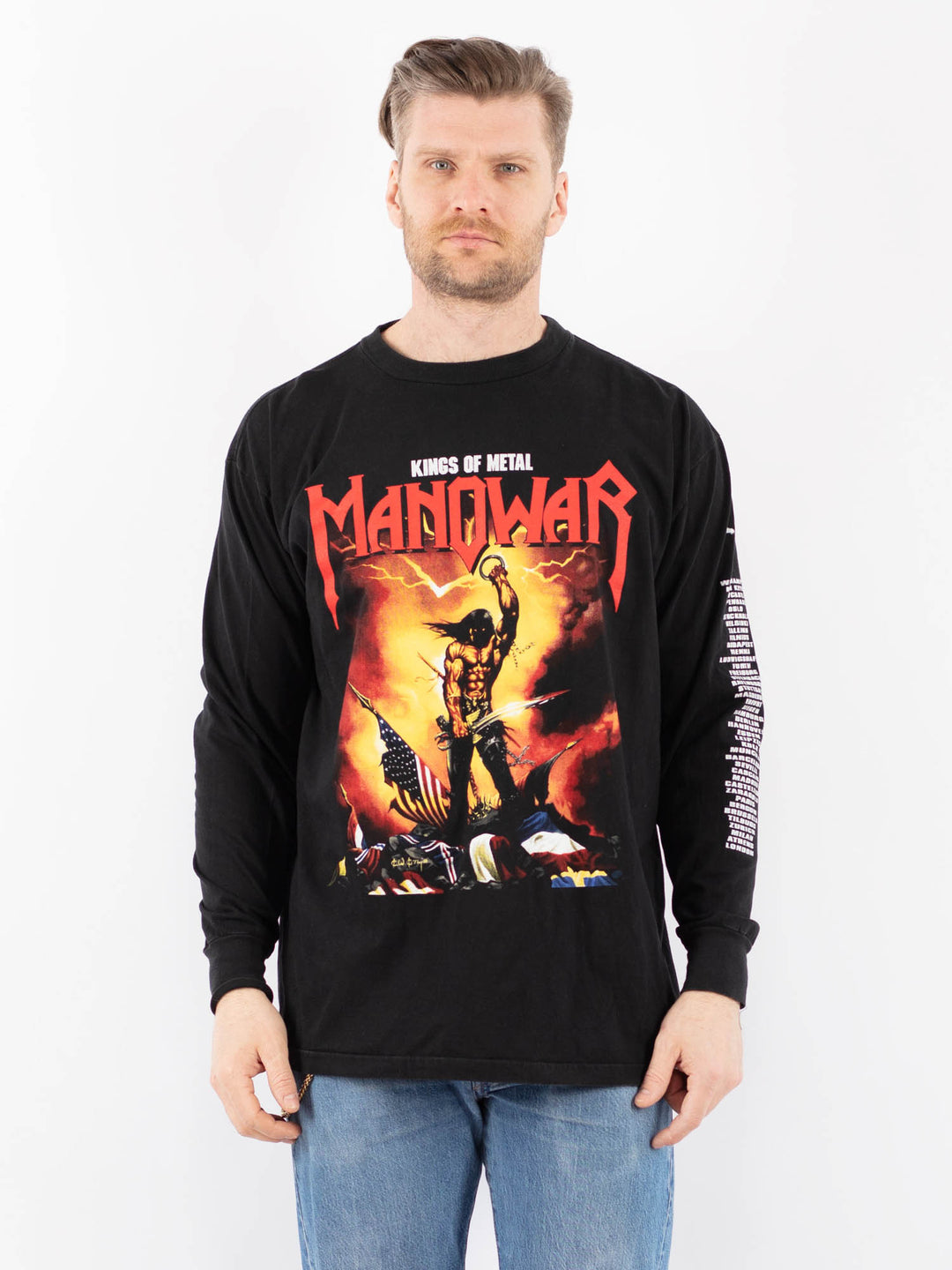 Vintage 90's Men Shirt in BlackZ1357