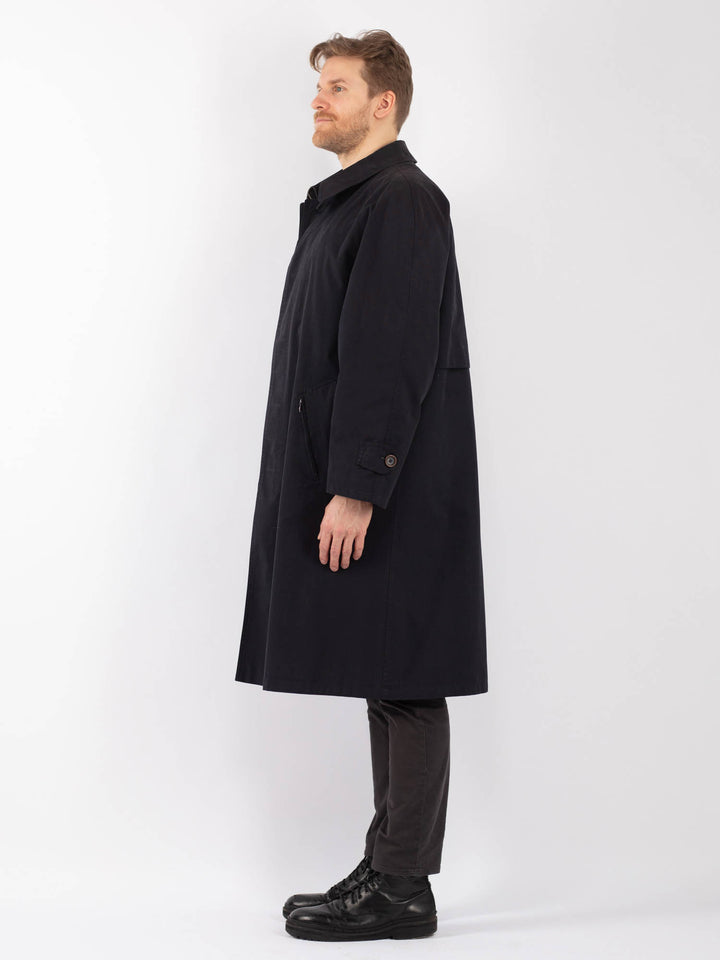 Vintage 90's Men Mac Coat in BlueZ1255
