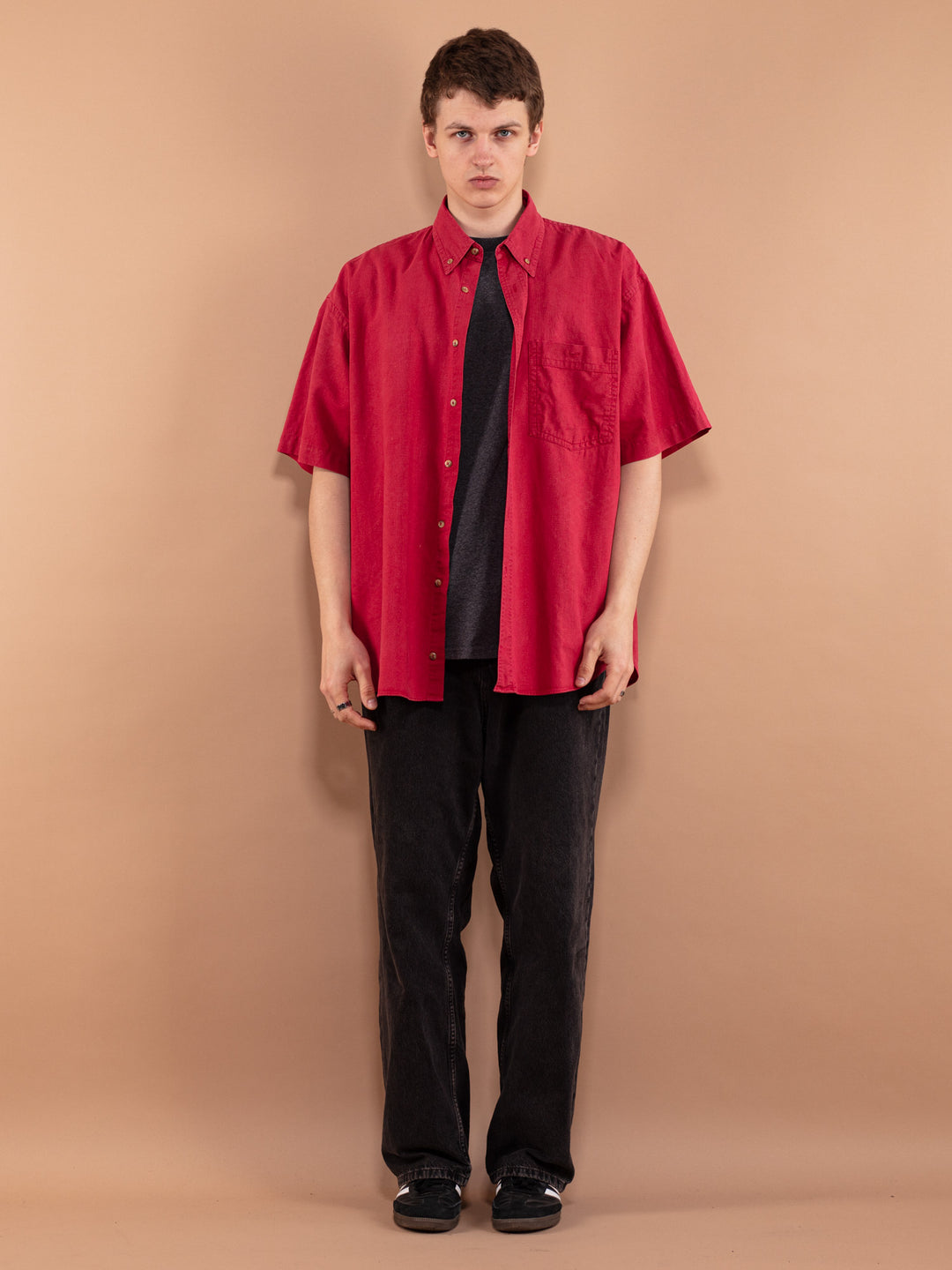 Vintage 90's Men Short Sleeve Shirt - NorthernGrip