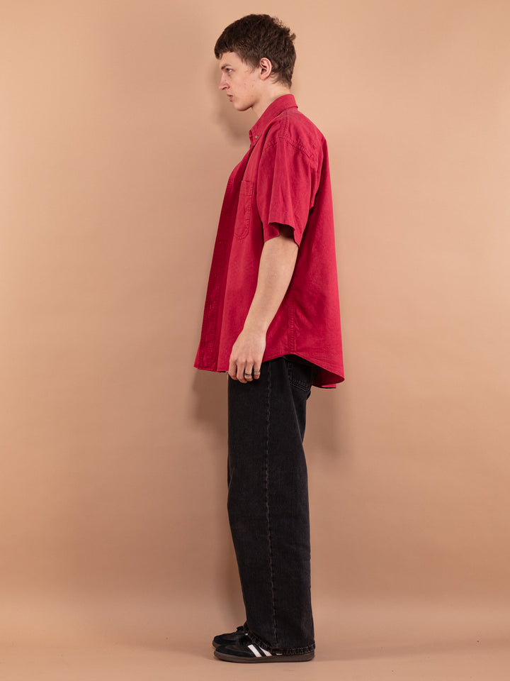 Vintage 90's Men Short Sleeve Shirt - NorthernGrip