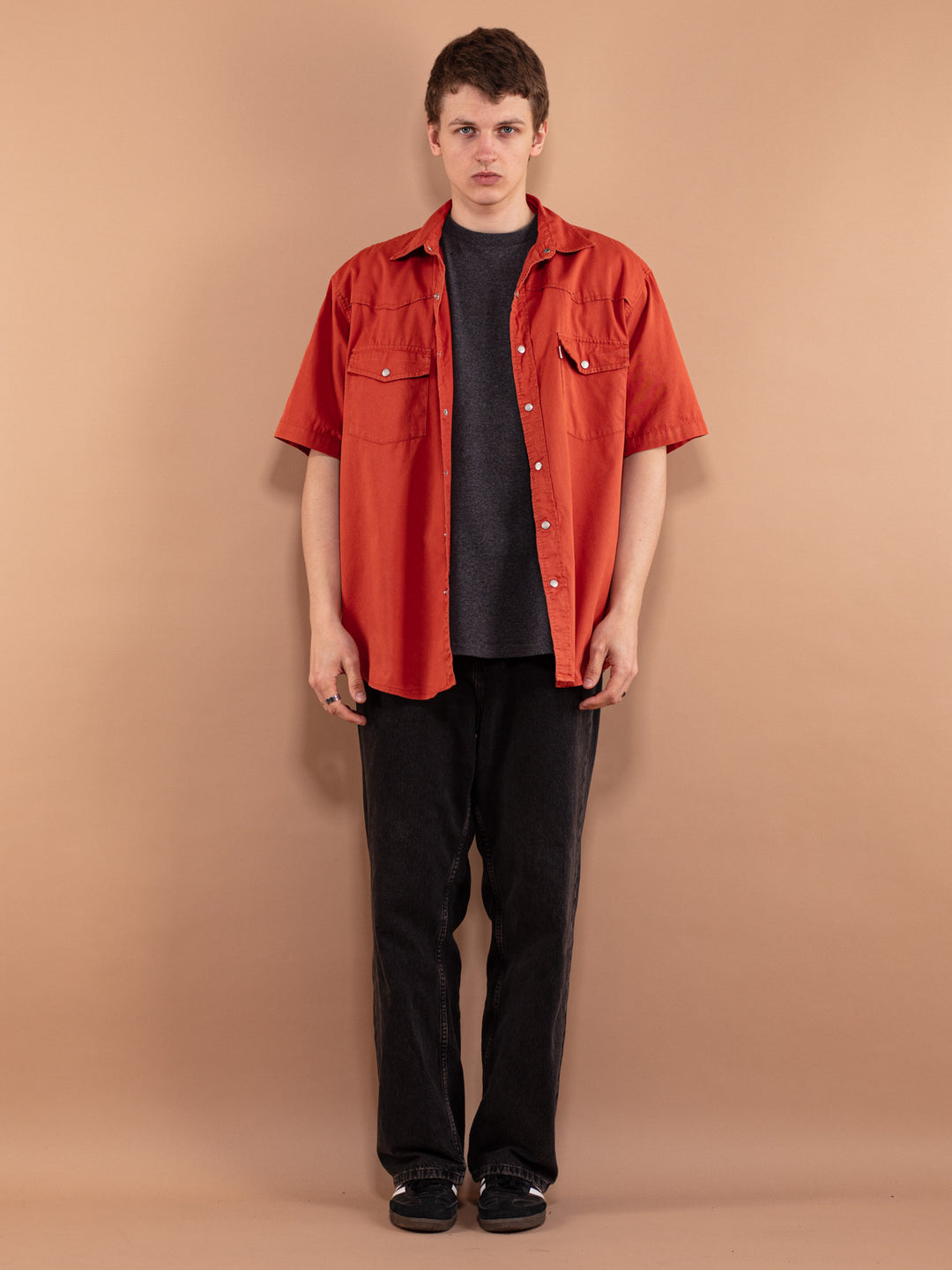 Vintage 90's Men Short Sleeve Shirt - NorthernGrip