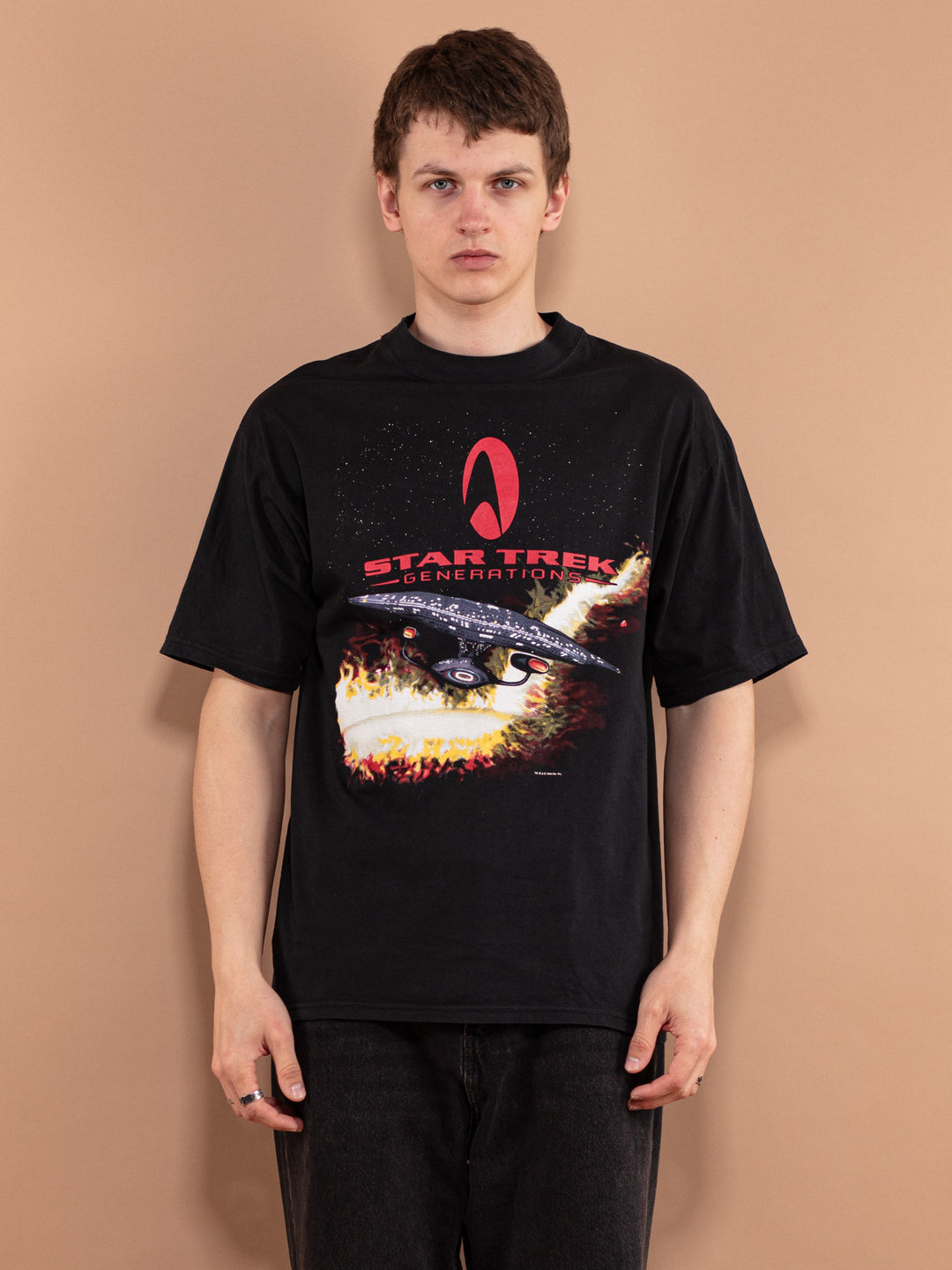 Vintage 90's Men T-shirt with Star Trek print - NorthernGrip