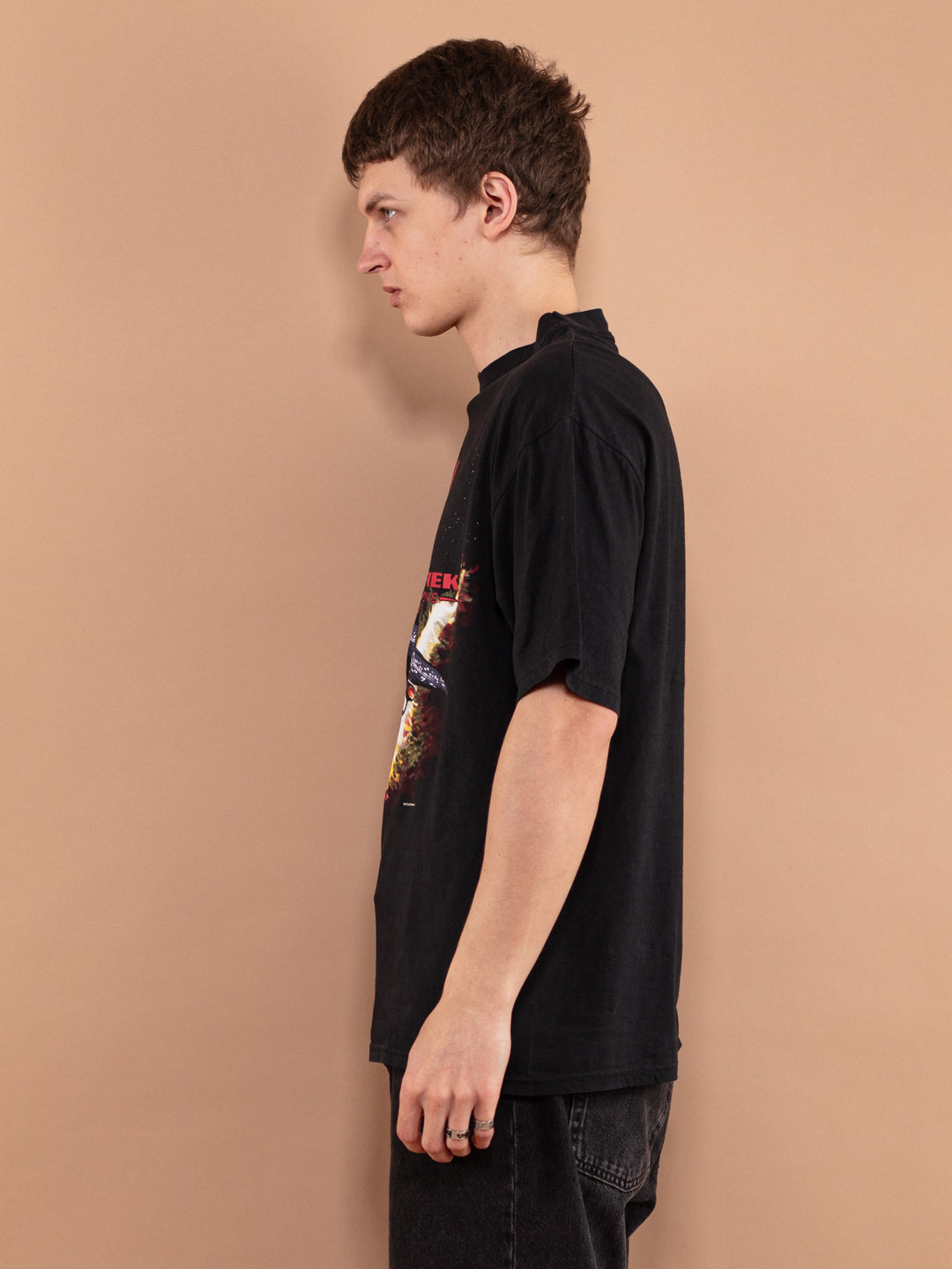 Vintage 90's Men T-shirt with Star Trek print - NorthernGrip