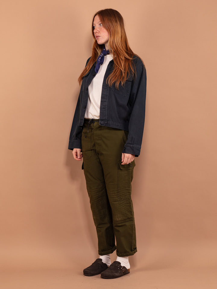 Vintage 90's Women Cropped Work Jacket - NorthernGrip