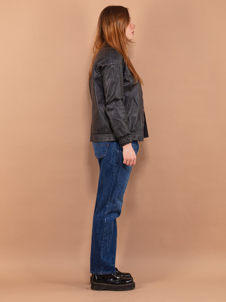 Vintage 90's Women Leather Jacket - NorthernGrip