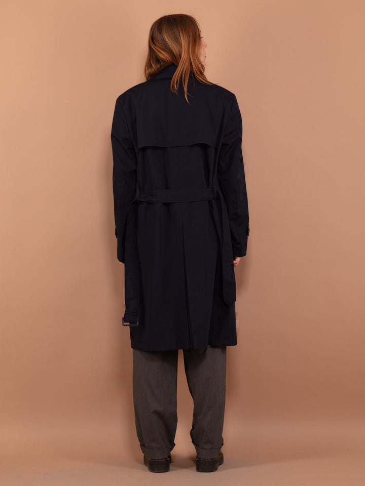 Vintage 90's Women Mac Coat in Blue - NorthernGrip