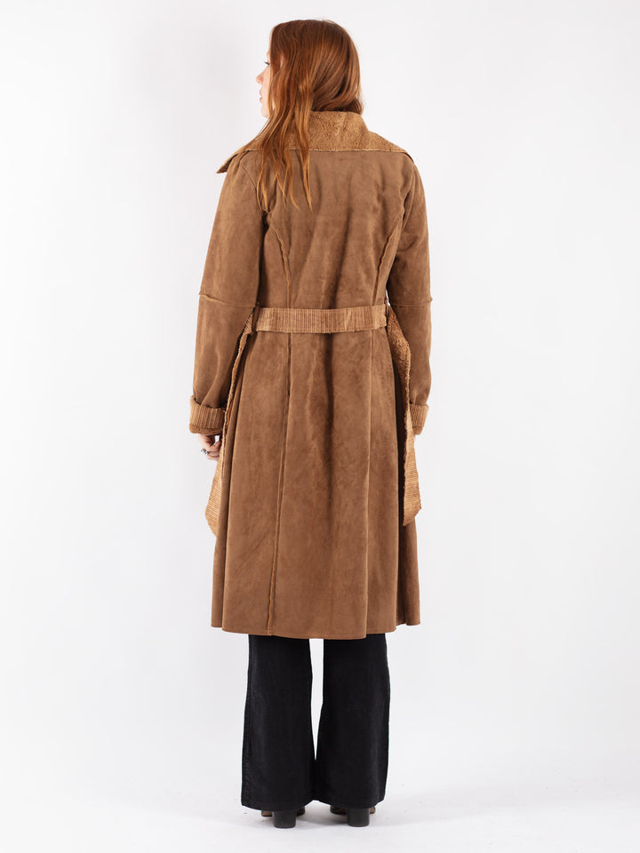 Vintage 90's Women Sherpa Coat in