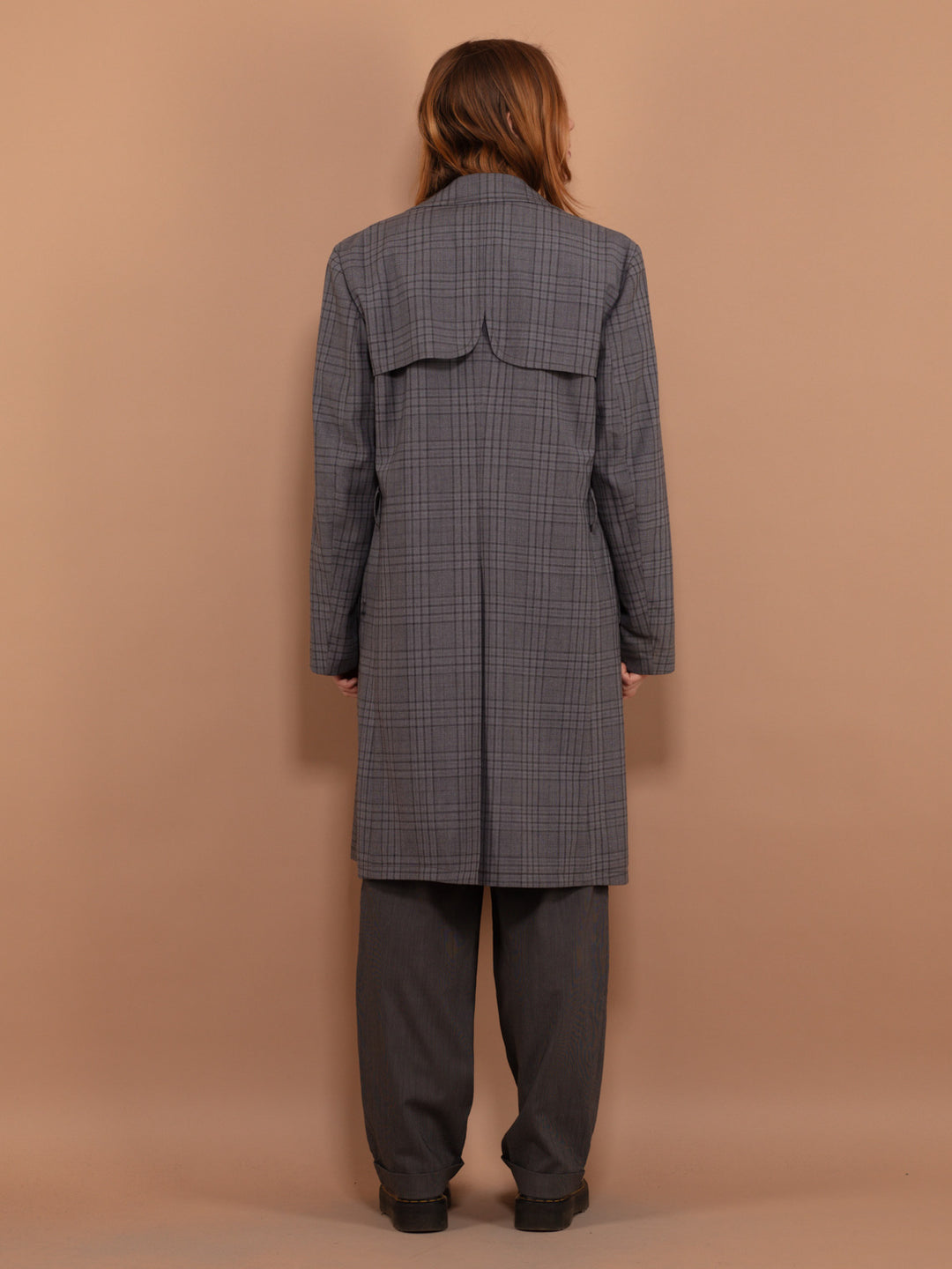 Vintage 90's Women Trench Coat in Gray - NorthernGrip