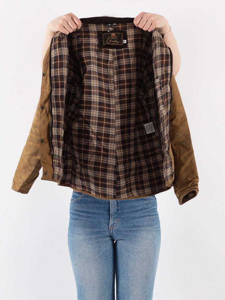 Vintage 90's Women Jacket in Brown