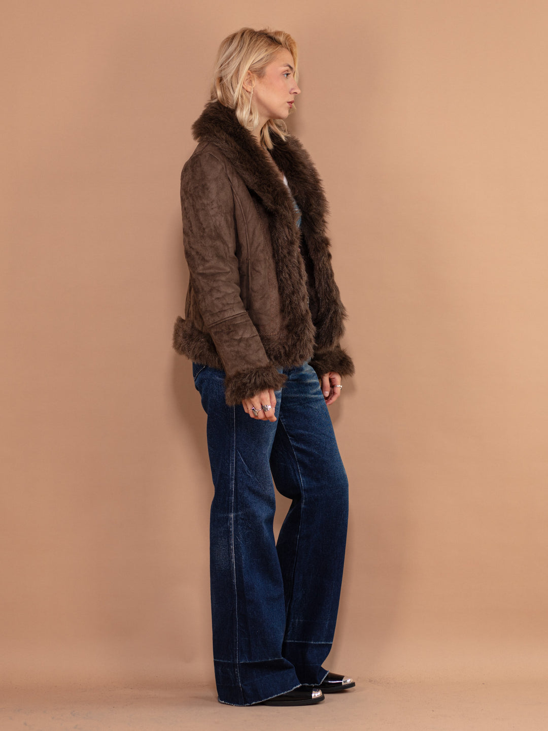 Vintage 00's Penny Lane Jacket in Brown - NorthernGrip