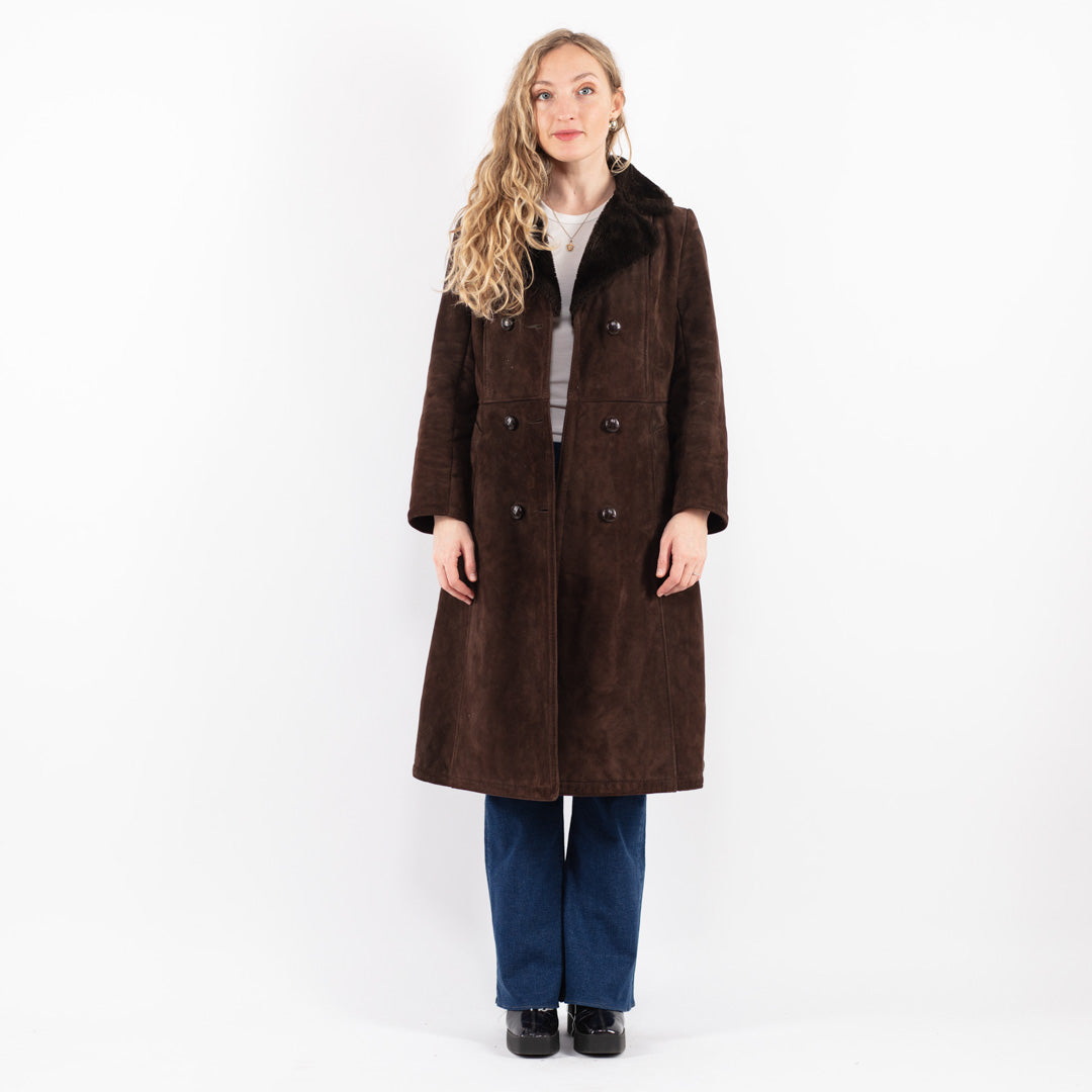 Vintage 70's Women Sheepskin Coat in