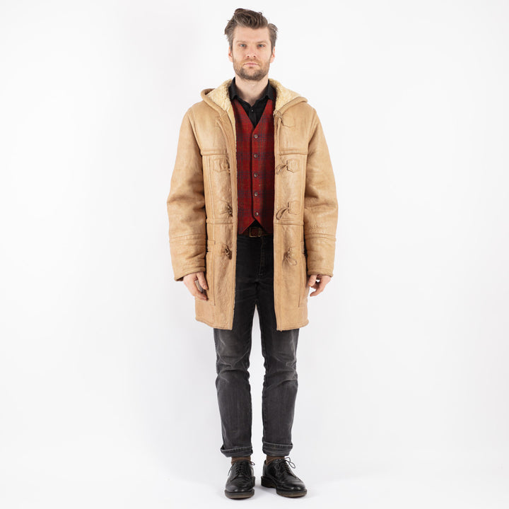Vintage 70's Men Sheepskin in BeigeZ181