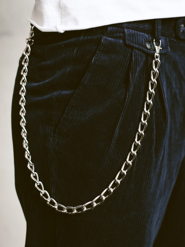 Unisex Dual Lobster Clasp Chunky Keyring Chain