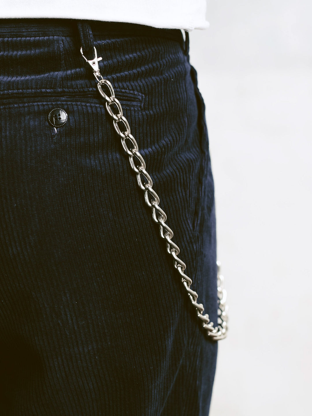 Unisex Dual Lobster Clasp Chunky Keyring Chain
