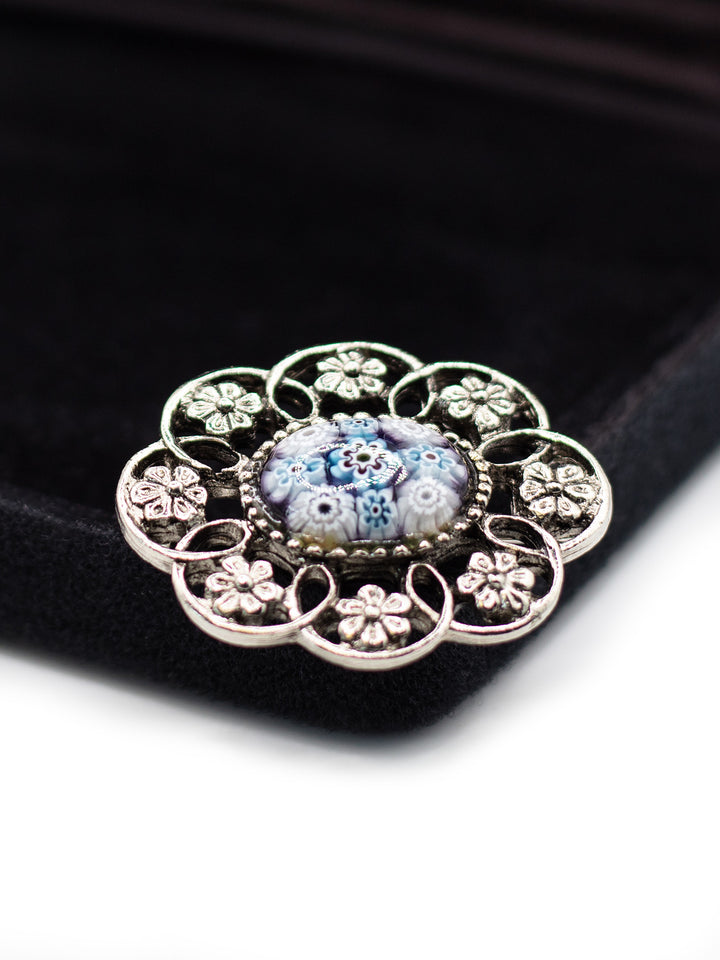 Vintage 50's Brooch in Silver