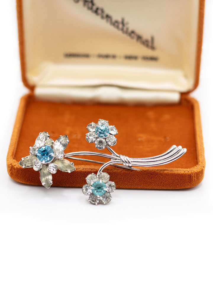 Vintage 50's Brooch in Silver