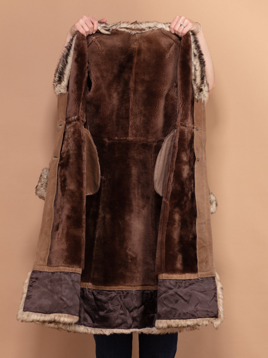Vintage 70's Penny Lane Coat in Beige - NorthernGrip