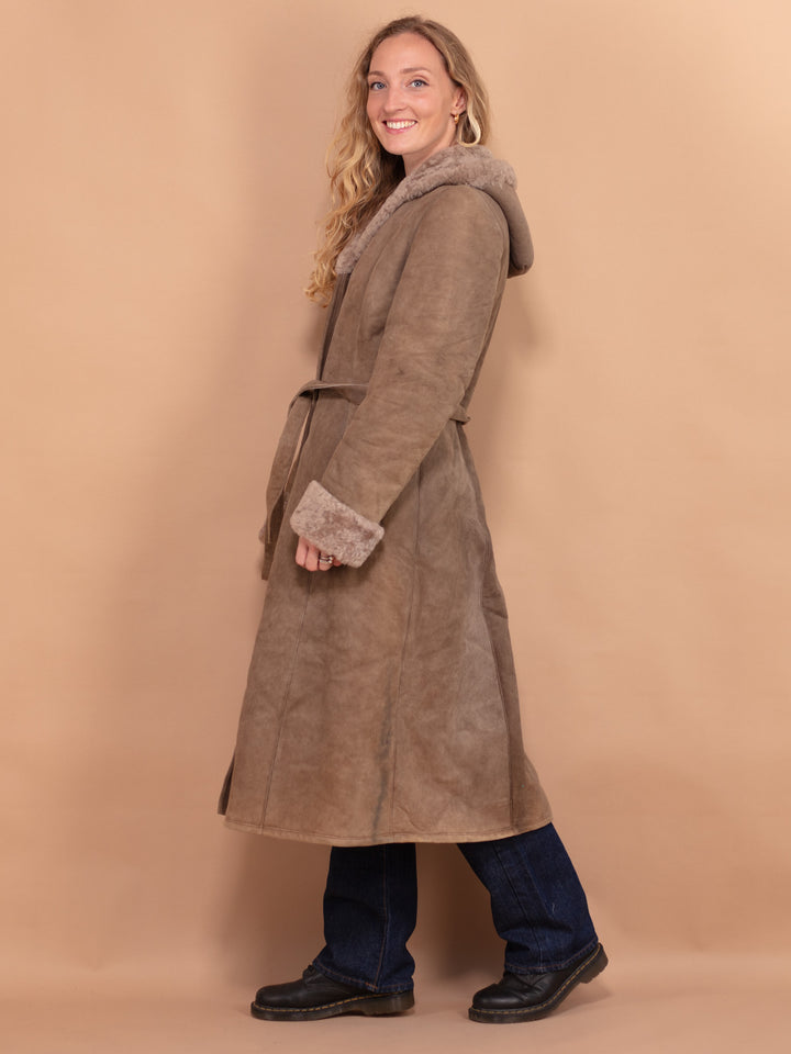 Vintage 70's Women Penny Lane Coat in Beige - NorthernGrip