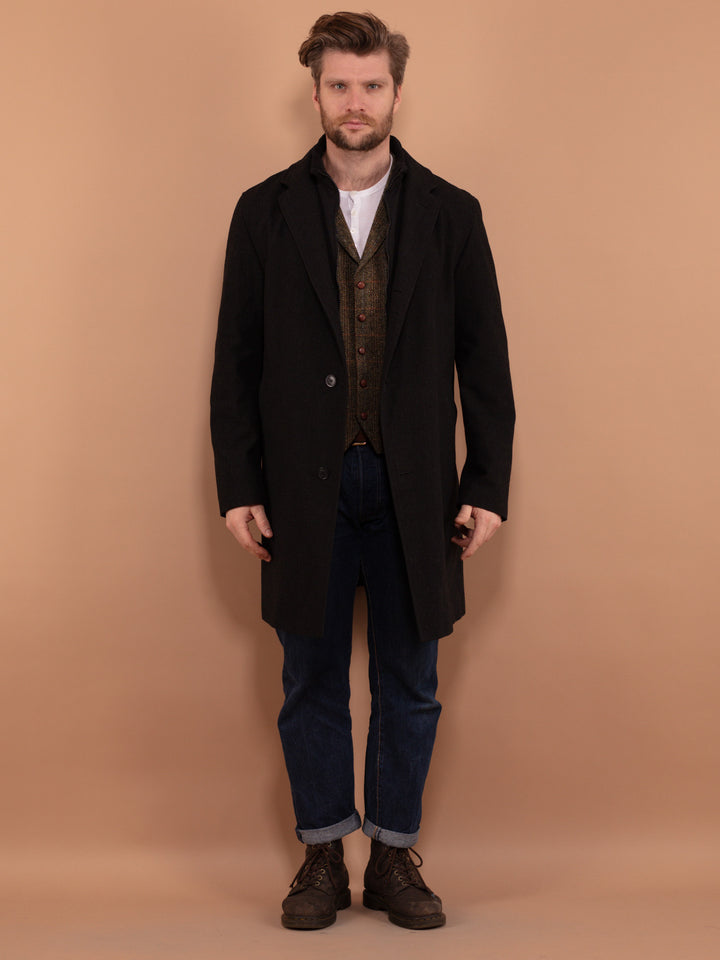 Vintage 00's Men Longline Spring Jacket in Grey - NorthernGrip