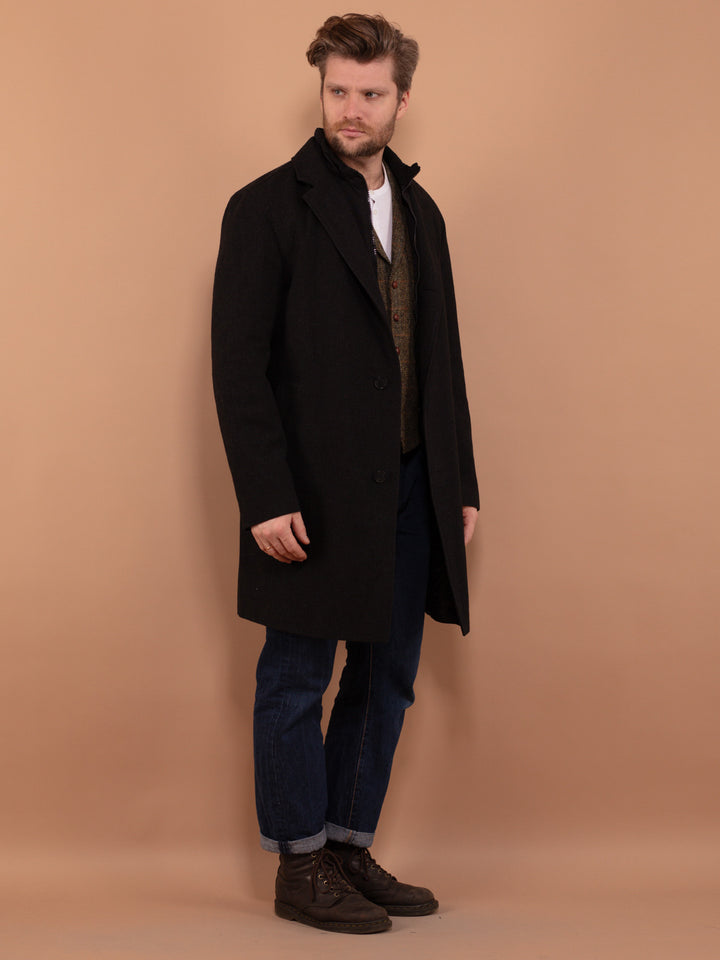 Vintage 00's Men Longline Spring Jacket in Grey - NorthernGrip