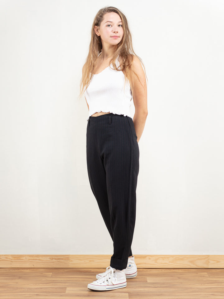 Vintage 80's Casual Suit Pants Women - NorthernGrip