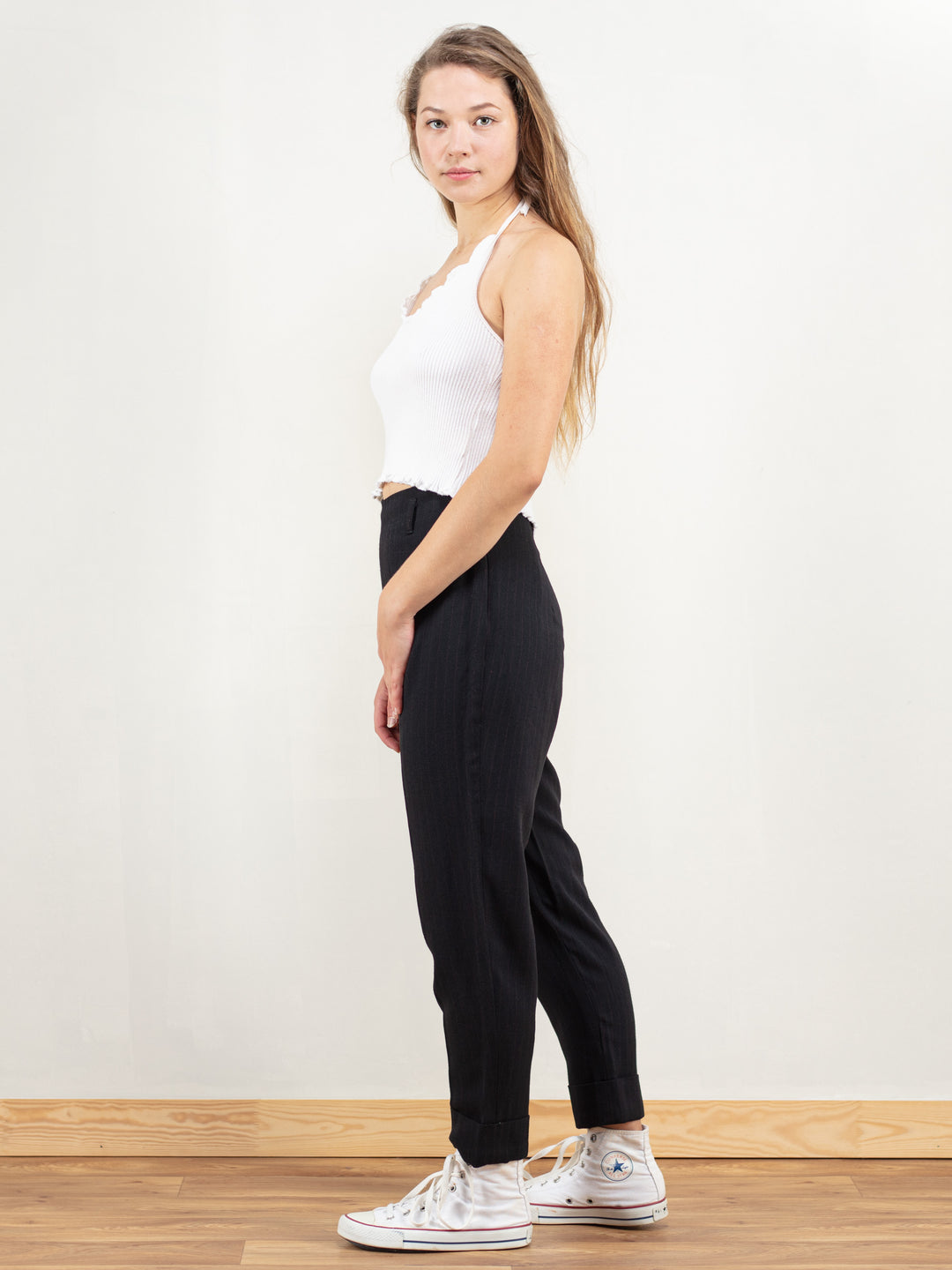Vintage 80's Casual Suit Pants Women - NorthernGrip