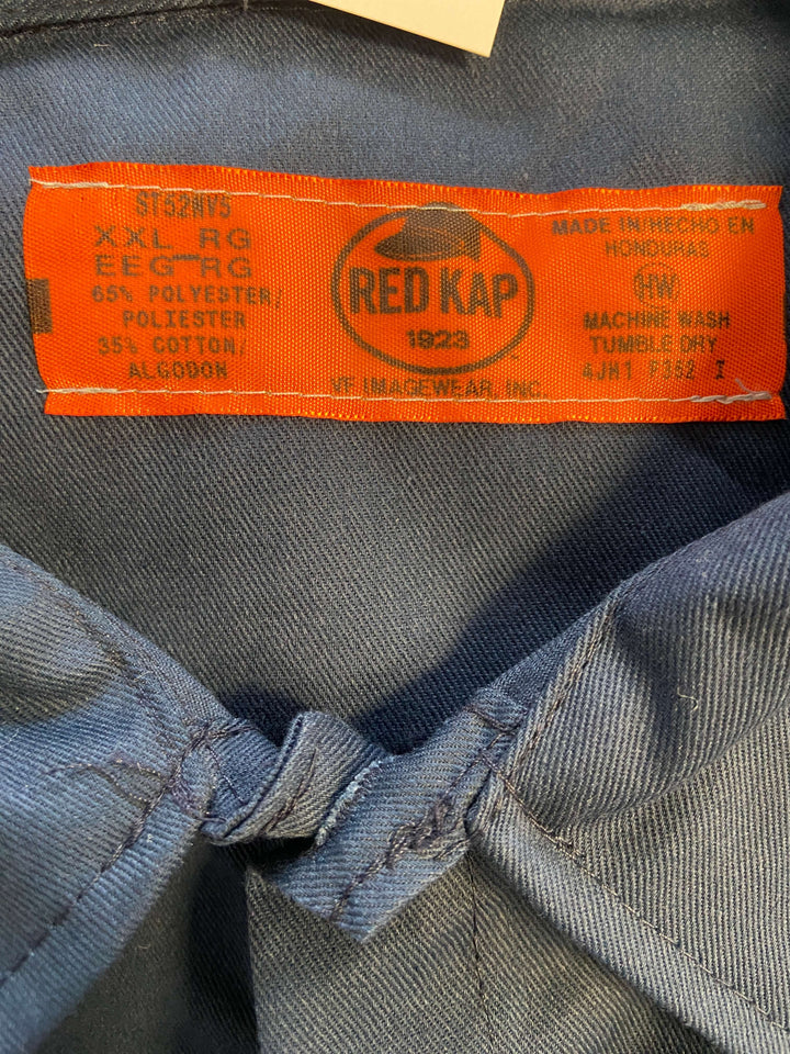 Vintage 00's Men RED KAP Work NOS Shirt in Blue - NorthernGrip