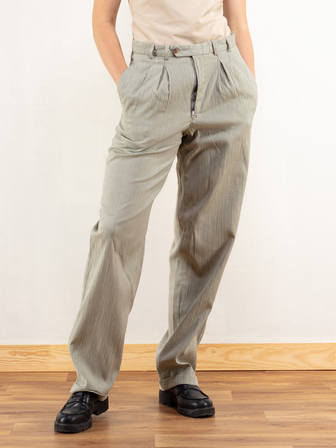 Vintage 90's Pleated Women Pants - NorthernGrip