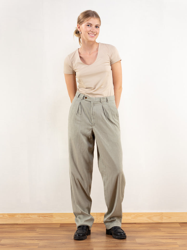 Vintage 90's Pleated Women Pants - NorthernGrip