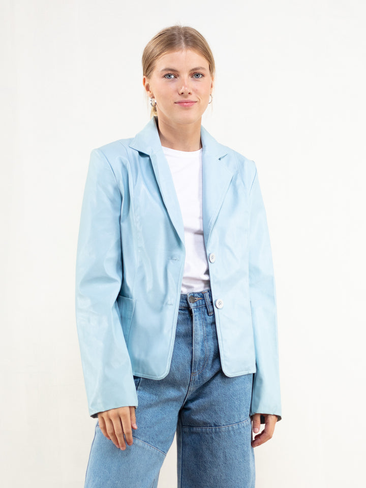 Vintage 90's Women Faux Leather Jacket - NorthernGrip