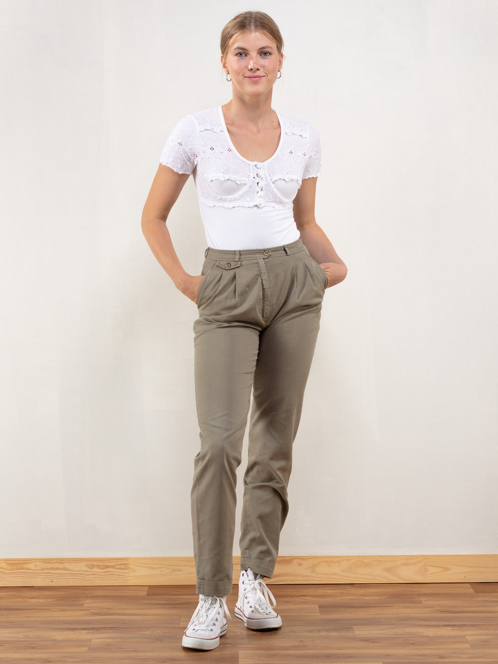 Vintage 90's Casual Women Pants - NorthernGrip