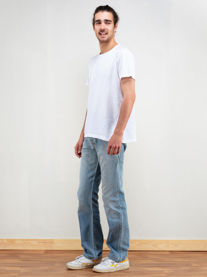 Vintage 90's Men Casual Denim Jeans - NorthernGrip