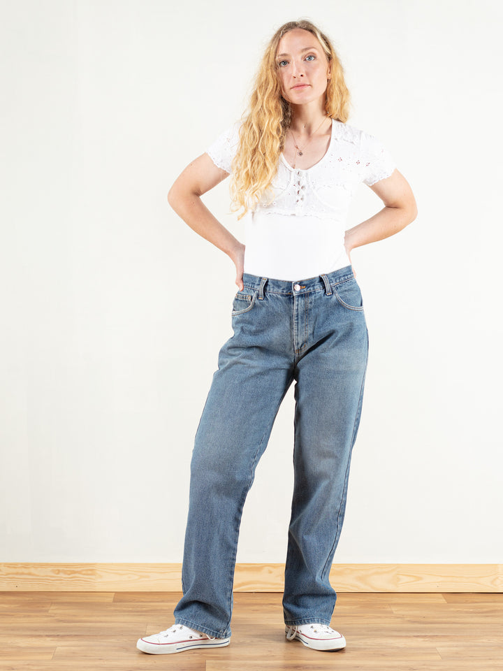Vintage 90s Women Loose Denim Jeans - NorthernGrip