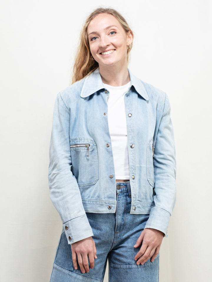 Vintage 70's Light Wash Denim Jacket - NorthernGrip