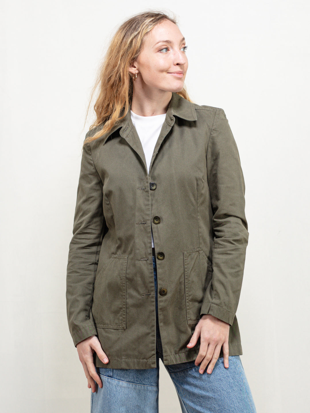 Vintage 90's Green Shirt Jacket - NorthernGrip