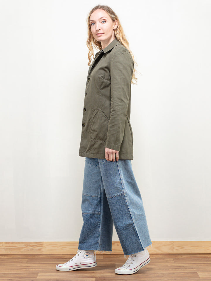 Vintage 90's Green Shirt Jacket - NorthernGrip