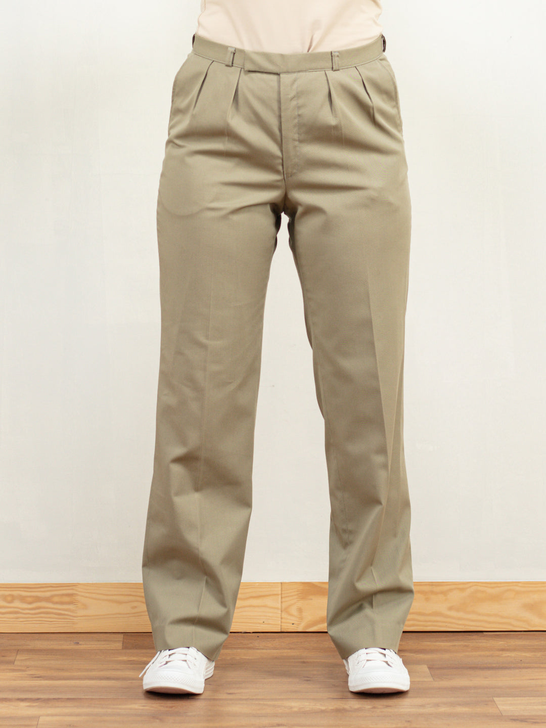 Vintage 80's Women Beige Pants - NorthernGrip