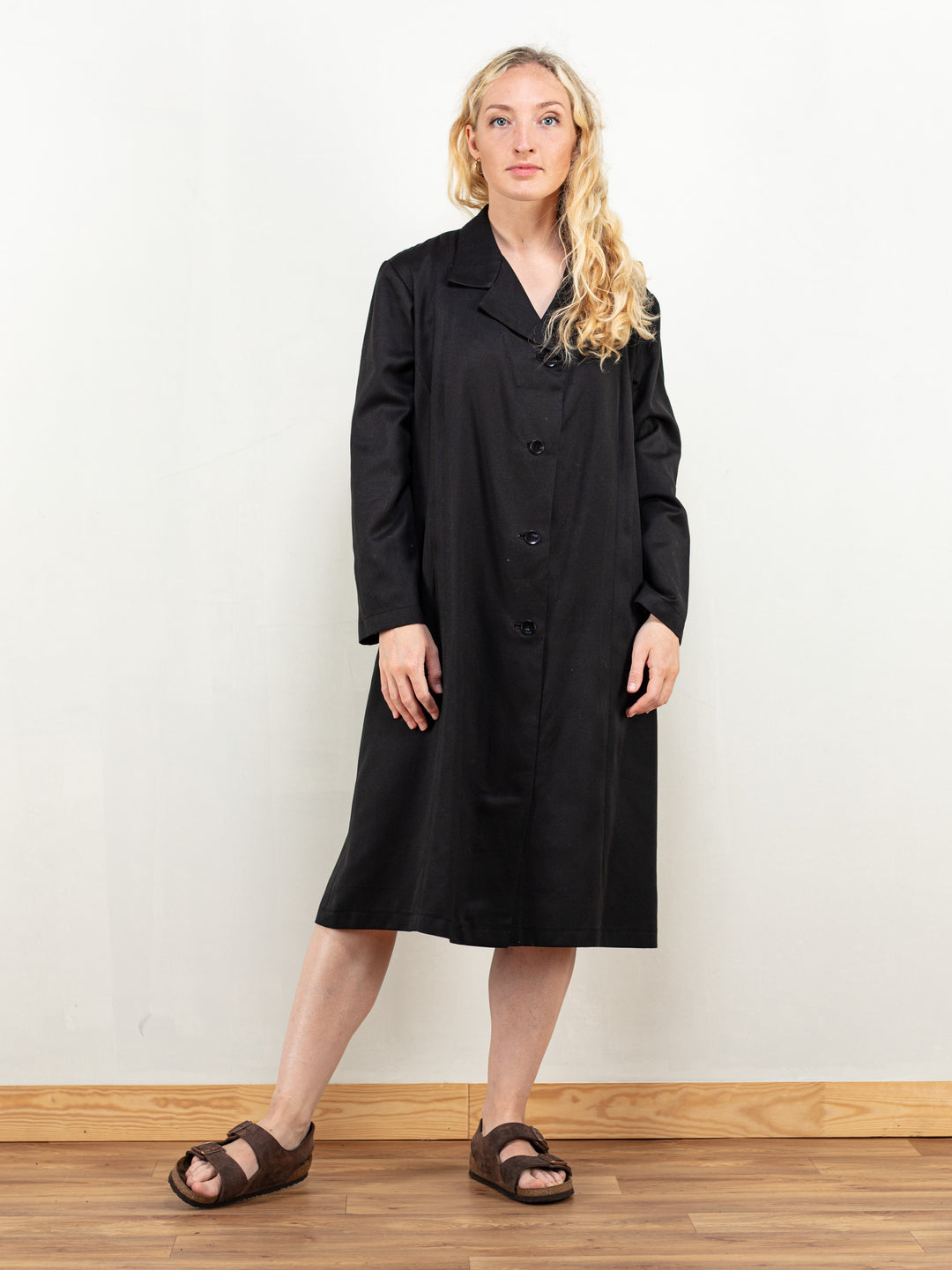 Vintage 70's Women Black Dress - NorthernGrip