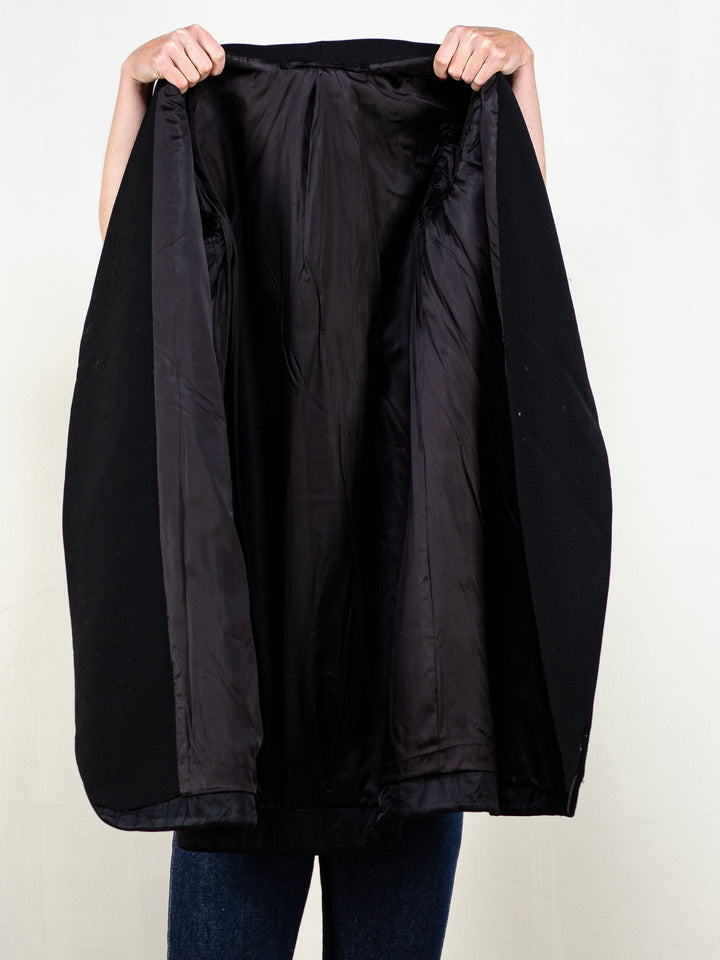 Vintage 60's Women Wool Blend Wrap Coat - NorthernGrip