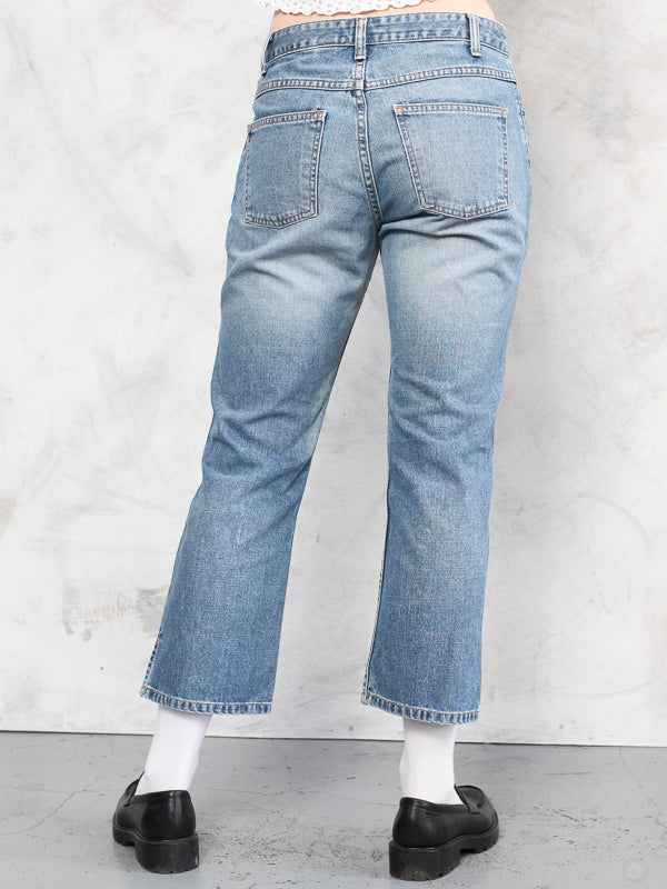 Vintage Y2K Women Denim Ankle Pants - NorthernGrip