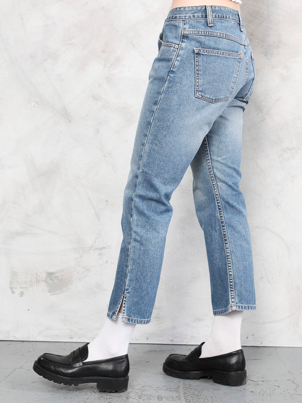 Vintage Y2K Women Denim Ankle Pants - NorthernGrip