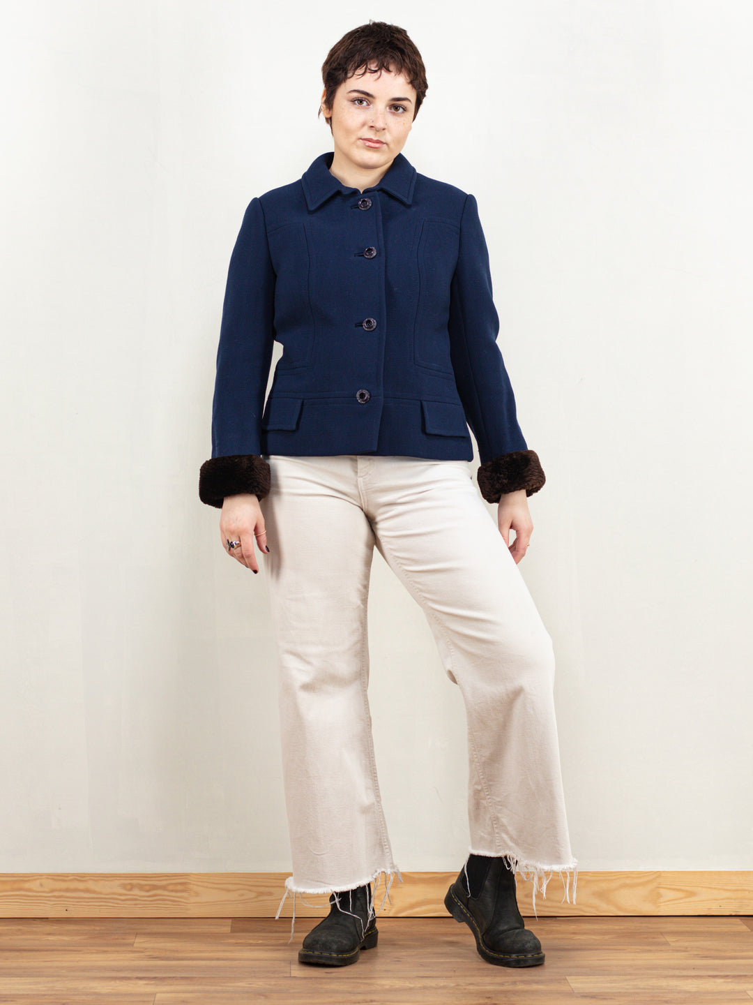 Vintage 70's Women Thick Blazer Jacket - NorthernGrip