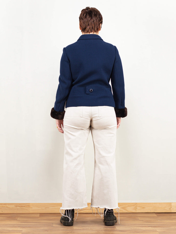 Vintage 70's Women Thick Blazer Jacket - NorthernGrip