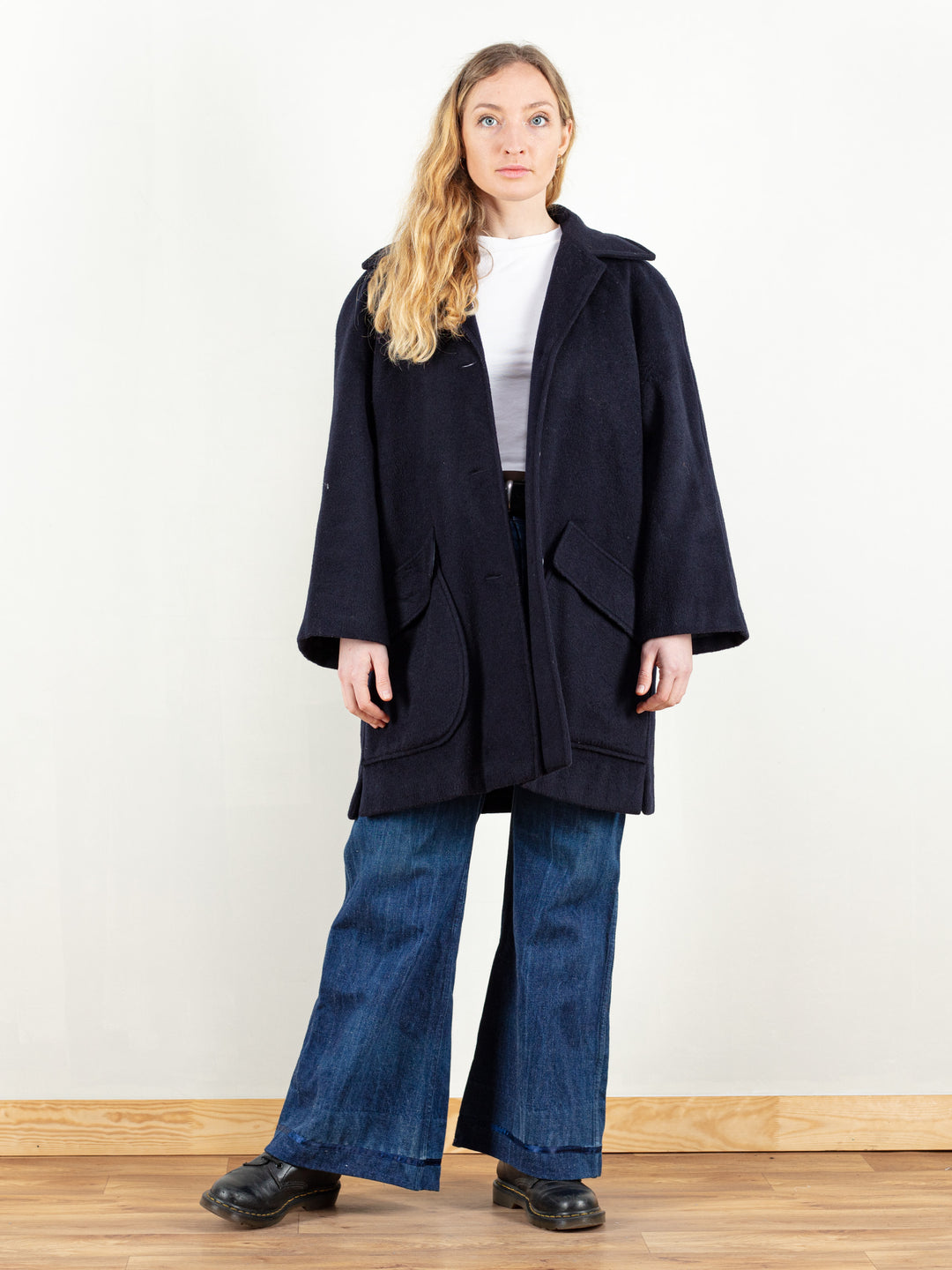 Vintage 80's Women Wool Blend Coat - NorthernGrip