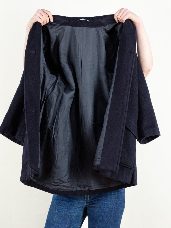 Vintage 80's Women Wool Blend Coat - NorthernGrip
