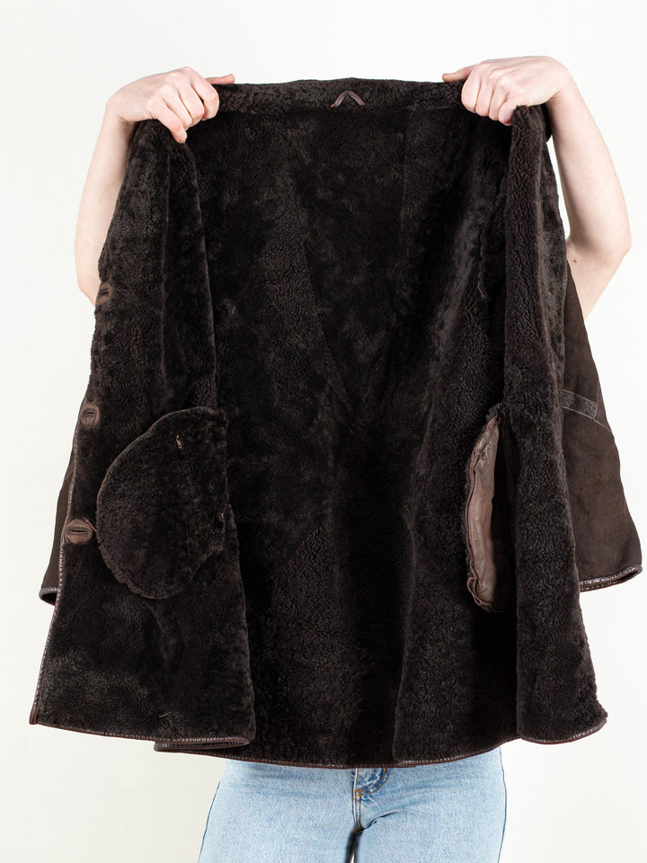 Vintage 80's Women Sheepskin Coat - NorthernGrip