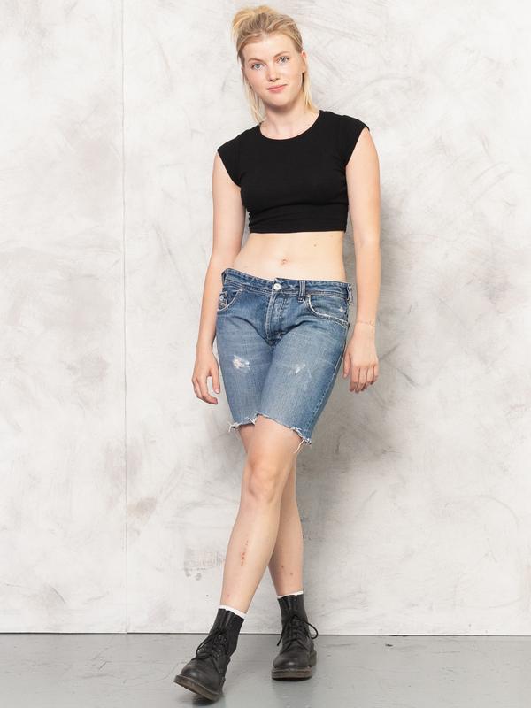 Vintage 2000's DIESEL Women Jean Shorts - NorthernGrip