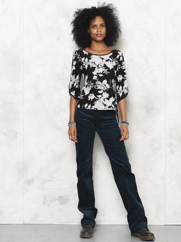 Vintage Floral Mesh Women Blouse - NorthernGrip