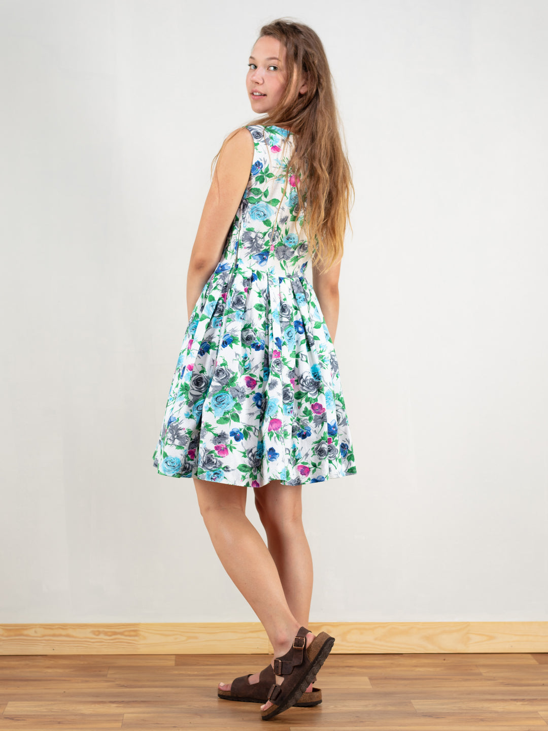 Vintage 60's Women Mod Floral Dress - NorthernGrip